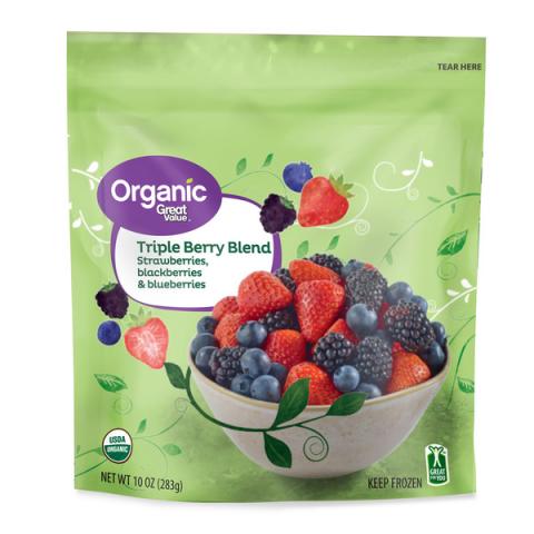 Great Value & Trader Joe’s Frozen Organic Blueberries and Berry Blends