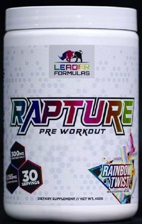 RAPTURE Preworkout dietary supplement powder, 450 g (lot 260327-4)